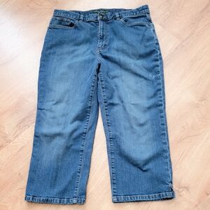 Ralph Lauren Denim Jean Capris Size 12